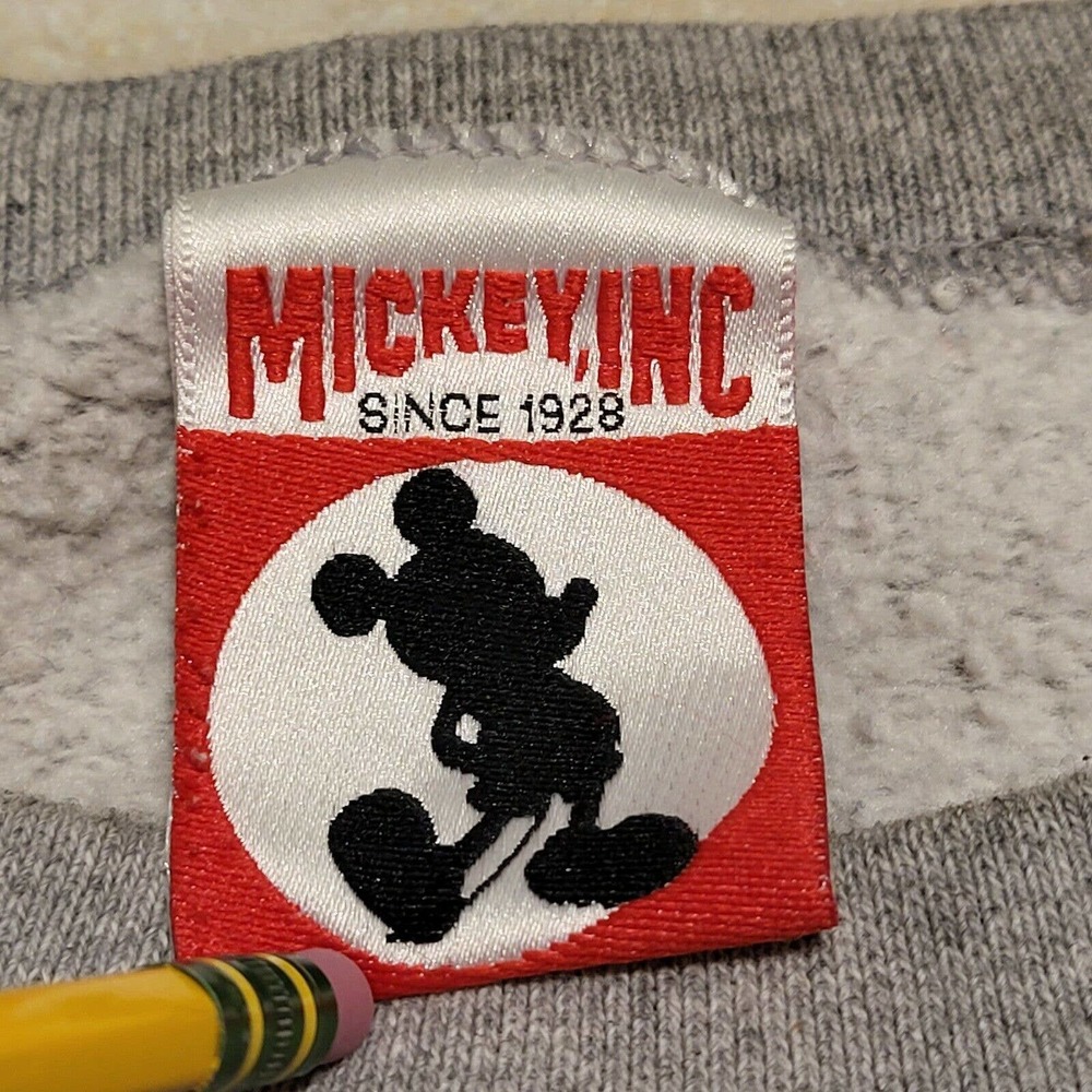 Vintage 90s Walt Disney World Mickey Mouse Pullover USA Made Sweatshirt Size 2XL - Picture 3 of 10